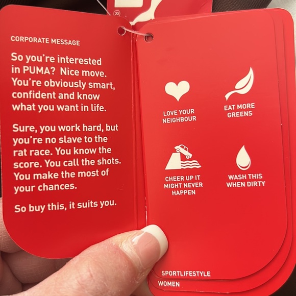 NWT⭐️PUMA🐆CAPRI PANTS🤎Brown, White & Bright Lime Size LARGE💚BRAND NEW w/Tags! - Picture 6 of 13